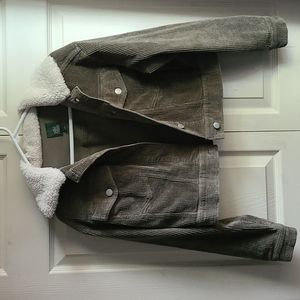 Wild Fable Small Corduroy Olive Jacket